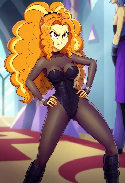 Eqg adagio angry bodystocking in the castle fight boy 