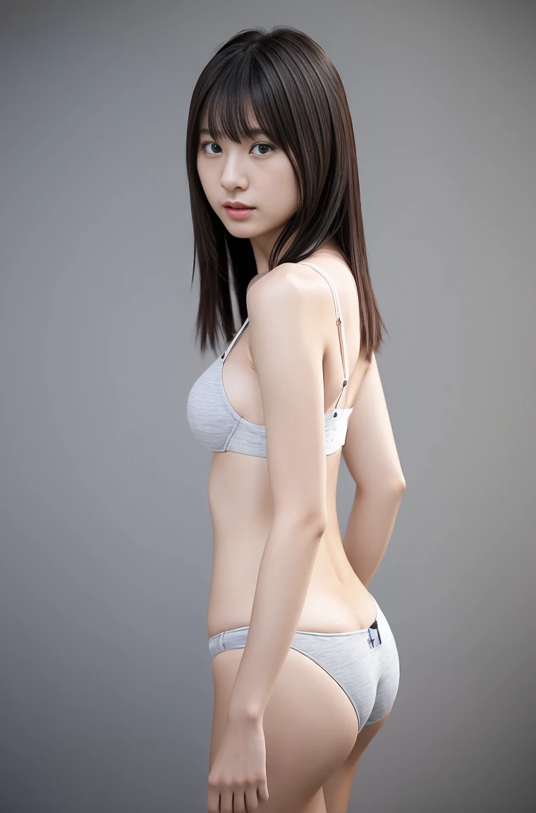 Japanese Model, Young and sexy gravure idol, Young and cute gravure idol, realistic Young Gravure Idol, Real fleshy gravure idol, Young Gravure Idol, A sophisticated gravure idol, A young and slender gravure idol, Beautiful Asian Girl,Gray background、