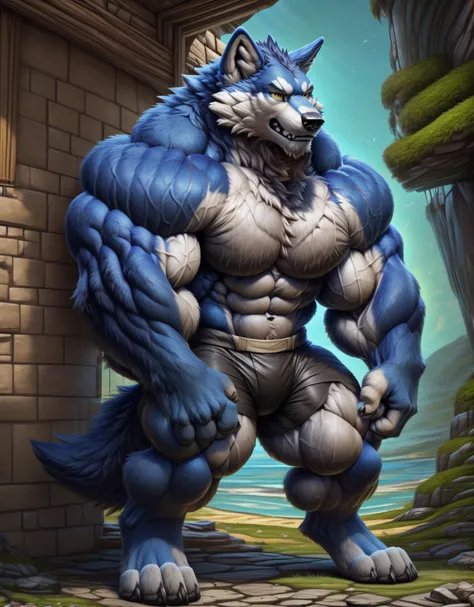 Hyper Furry Muscles