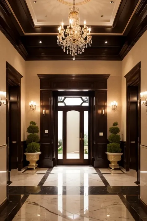 Luxury House、Entrance hall