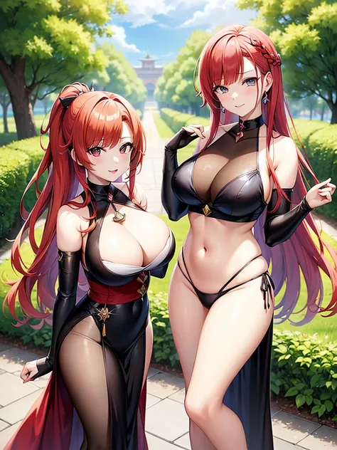 Anime girl with red hair and blue eyes, My Dress Up Darling Anime, From the Azur Lane video game, Anime Goddess, Redhead Goddess, Ayaka Genshin Impact, Azur Lane Style, ((Beautiful Fantasy Empress)), Inspired by Rouki, Inspired by Fuhua, Azur Lane Characte...