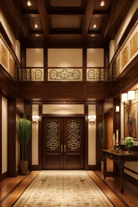 Luxury House、Entrance hall