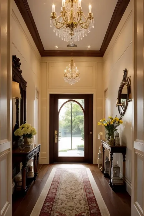 Luxury House、Entrance hall