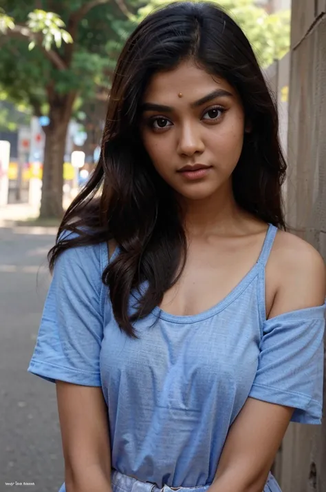 beautiful usa girl, face of mrunal thakur, for facebook dp, t-shir, jeens