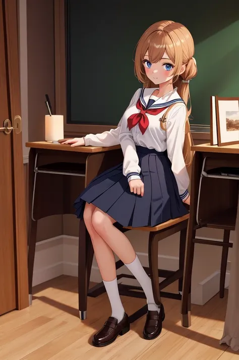 masterpiece,best quality,1girl, school girl, highly detailed