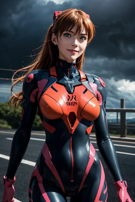 Evangelion,Asuka Langley,blue eyes,Plug Suit,Bodysuits,Interface Headset,赤いBodysuits,Ultra HD,super high quality,masterpiece,Digital SLR,Photorealistic,Detailed details,Vivid details,Depicted in detail,A detailed face,Detailed details,Super Detail,Realisti...