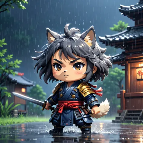 (Pixel Art:1.5), (Pixel Theme:1.5), (Chibi expression:1.5), (Chibi Characters:1.5), (Japanese game characters:1.5), (fantasy:1.5), (Rainy night:1.5), (Heavy rain:1.5), (1 Japan Samurai:1.5), (1猴子和Wolf:1.5), (Decisive Battlefield:1.5),(Wolf:1.5), (Wolf:1.5)...