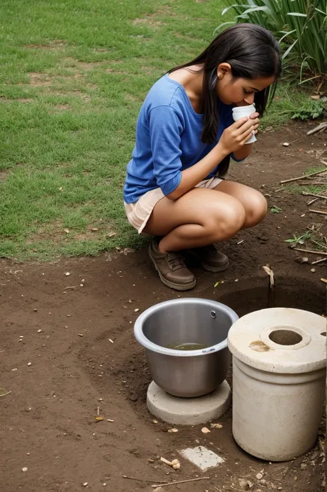 Girl pissing 
