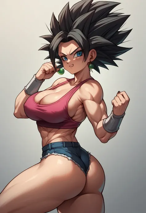 Caulifla, dragon ball, sexy, big breasts, big ass,