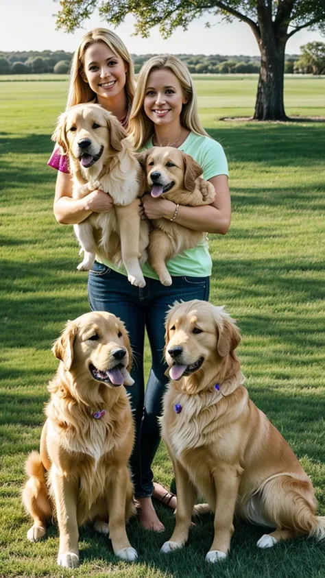 Golden retriever Family