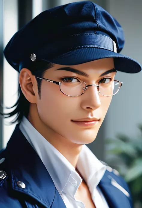 score_9, score_8_up, score_7_up , handsome komui lee ,hat