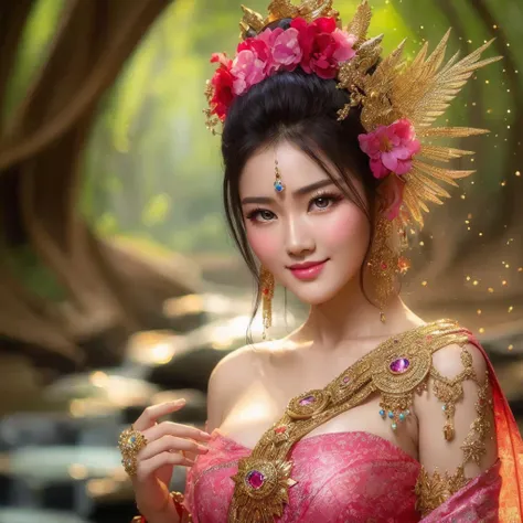 4k 80fps pictures Chinese traditional series beautiful girl style (Holding a blue aura glowing crystal ball),Sitting in a bold pose on a throne, with shiny, bright hair, wearing a bright blue dress with a glowing dragon pattern, blue, shiny, shiny, with a ...