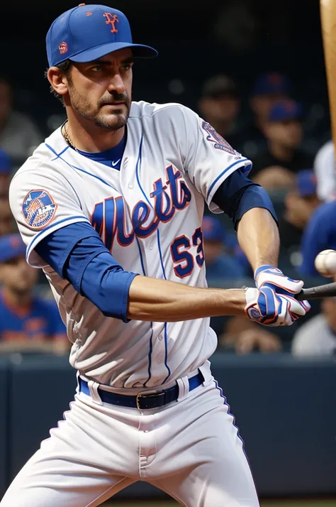 Daf punk playing baseball at the new york mets