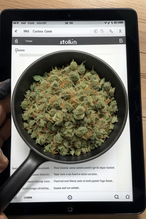 I want an ebook cover cutting cannabis 