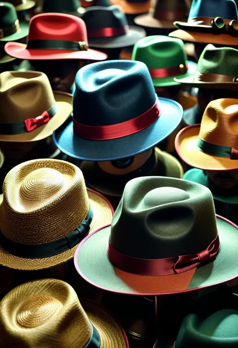 the hats have eyes, different immersive, unambiguously biological, octane hdr --h 1080 --w 1920