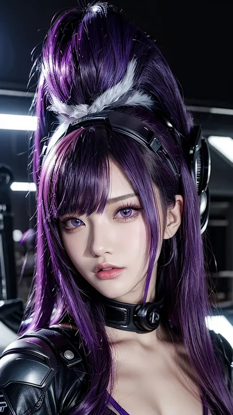 Ultra HD、8K、ＡＩBeauty、リアルBeauty、Gantz、Purple Hair