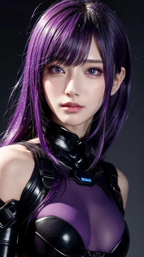 Ultra HD、8K、ＡＩBeauty、リアルBeauty、Gantz、Purple Hair