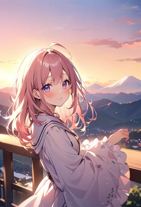 Highest quality、High resolution、Detailed Background、Beautiful face in every detail、Detailed facial expressions、Teenage beauty、Highly detailed face、summer、Fuji Mountain、dawn、dawn、Asahi、
(summerのFuji Mountainでご来光を見る少女:1.5)、
summerのFuji Mountainでご来光を見る瞬間は一生忘れ...