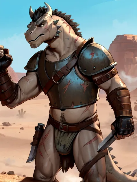 solo sexy young anthro scalie dragon male mercenary medieval solider, slim endomorph muscular, handsome gay model male apperance...