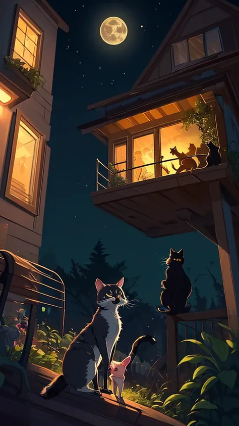 A collection of pictures about the story of Milo, a mischievous cat who lives in a comfortable house in a quiet suburb. He decides to go on a night adventure while his owners are asleep.. He slides through an open window and explores the moonlit neighborho...