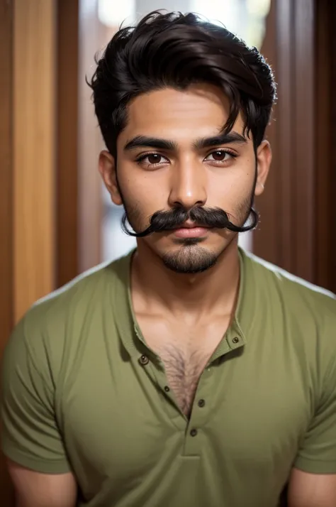 23 year old brown man with mustache
