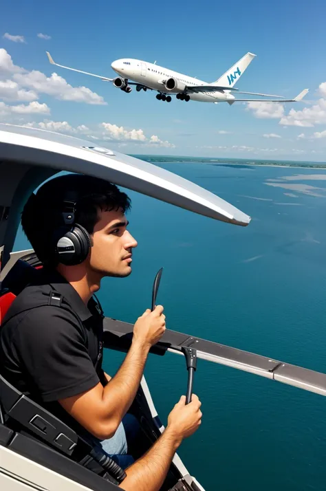 A catfish driving a plane 