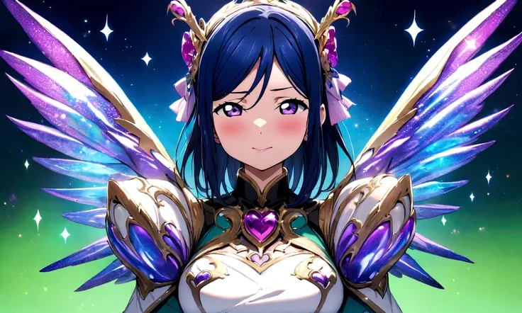 Love Live adult Kanan Matsuura, masterpiece, highest quality, gloss, fantastic background, transformed