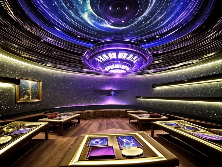 (((Masterpiece))), (high quality),Inside a UFO,A glittering, metallic, mechanical room,Alien&#39;s room,