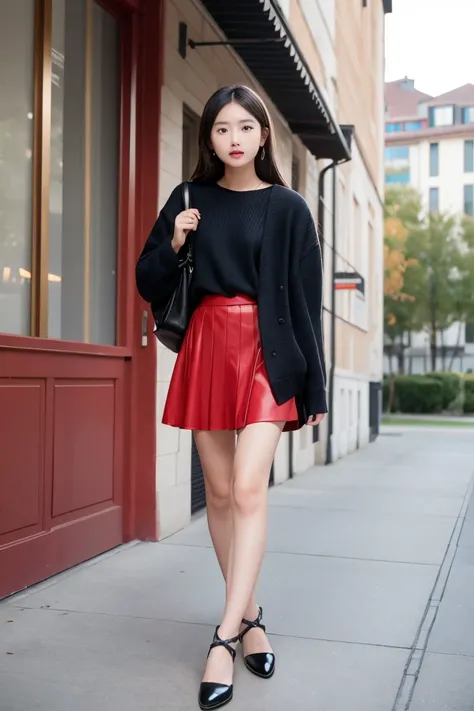 Second dimension style，Red Skirt