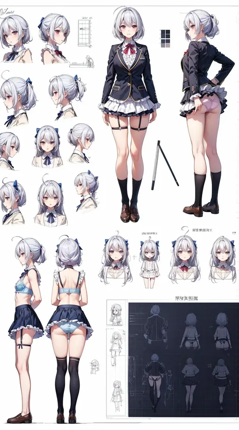 girl, alone, whole body, From head to toe, Are standing, (Huge_chest:1.3),

Character design sheet, Character Reference Sheet, 設計図のSchematic, Drafting, Blueprint, Schematic,
((Character design sheet:1.7, Character Reference Sheet:1.7,)),

anime/cartoon cha...