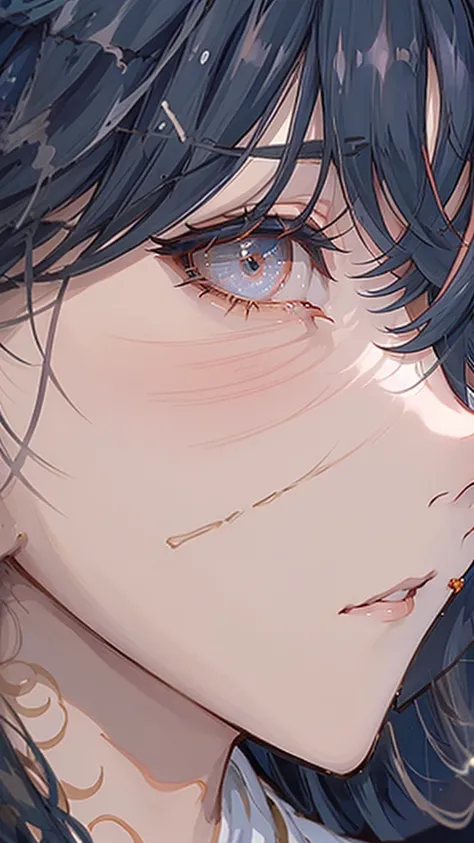 Close-up of a person with a cigarette in his hand, In the art style of Bouwater, ;Open your mouth, Portrait of a woman like Leol, Detailed Anime Character Art, Ishida Sui Art Manga, junko enoshima, Inspired by Amano, Detailed portrait of an anime girl, Wri...