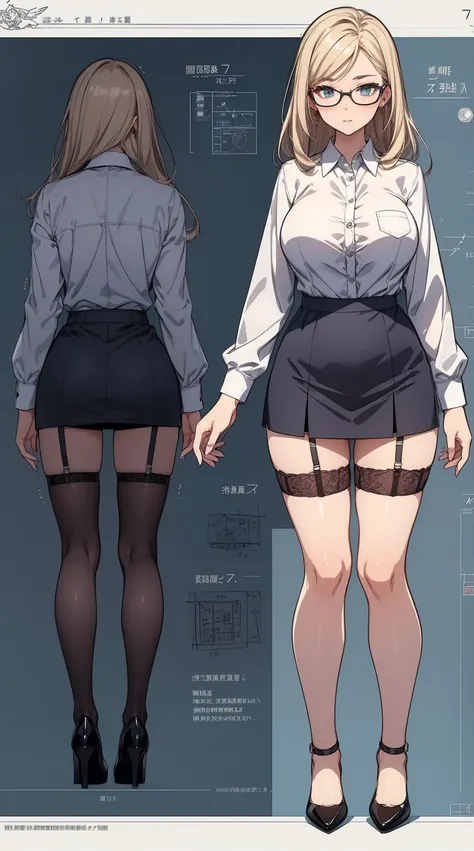 girl, alone, whole body, From head to toe, Are standing, (Huge_chest:1.3),

Character design sheet, Character Reference Sheet, 設計図のSchematic, Drafting, Blueprint, Schematic,
((Character design sheet:1.7, Character Reference Sheet:1.7,)),

anime/cartoon cha...