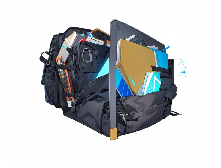 There is a backpack，There&#39;s a bunch of stuff in there., Treasure Artifact, league of legends Inventory items, Magic Items, robbery box, Object Art, Potion Belt, Arcane Bomb, robbery, Capability Image, World of Warcraft Spell Icons, unknown, hero prop, ...