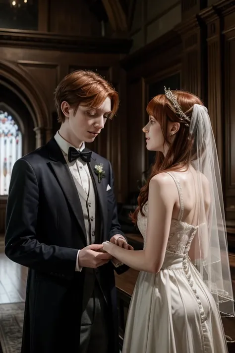 George Weasley marrying a girl 