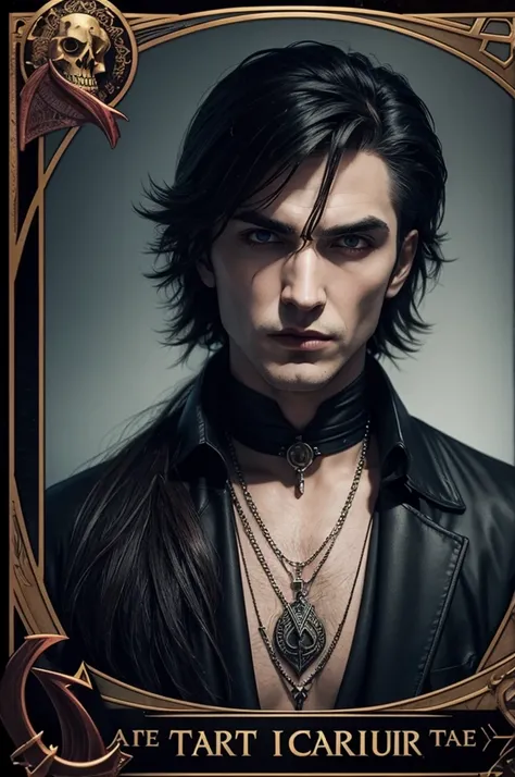 Tarot card the mad male vampire 