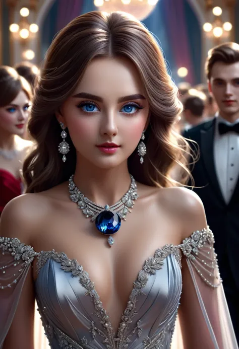 people going to the ball, 8k, hyper detailed, perfect eyes, yuri schwedoff