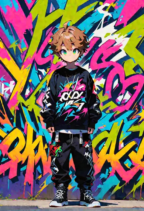 Style 5,1 boy,graffiti,Minimalism