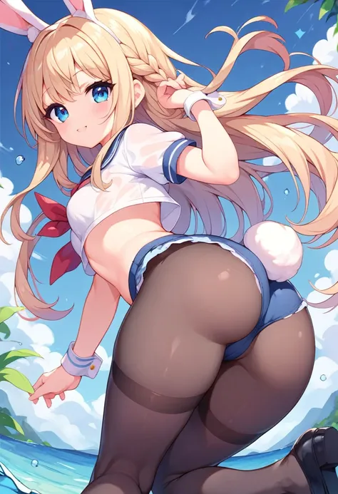 Cute Bunny Girl、Butt