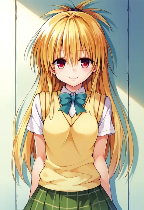 kentaro yabuki, love〜fart, ore_9, score_8_superior, score_7_superior break 
konjiki no yami, red eyes, blonde, hair intake, long...