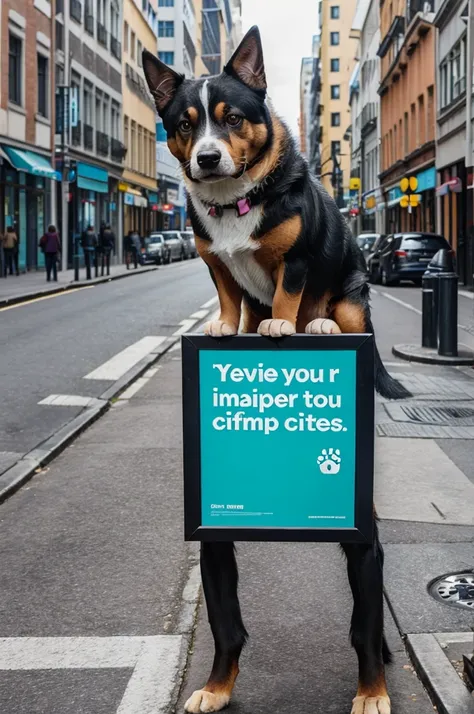 suggest unique ways of upgrading your city into a pet-friendly city making a poster