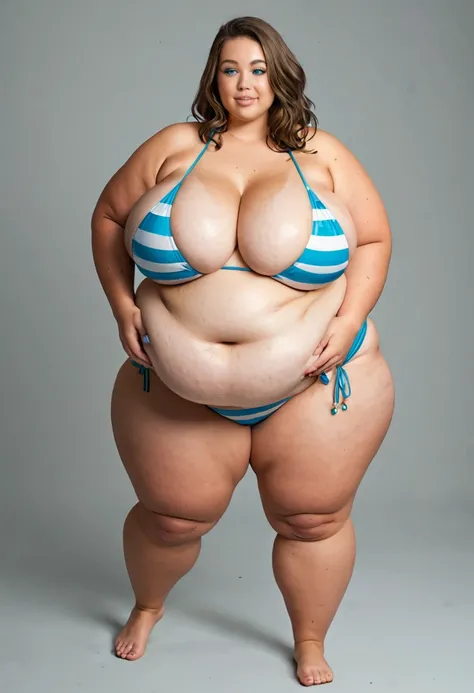 Fat obese sssbbw huge huge belly kid girl bikini 