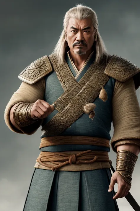 Highest quality，High resolution，((Kublai Khan)) ，（Mongol empire），Fist of the North Star，One person，（Yuan），（fur_coat），male，One personで，Middle Age，strongest，Anime Style，(Limbs)，(Full Finger)，(Accurate fingertips), (The finer details), (Super detailed)，(Japan...