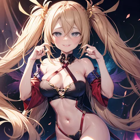 (masterpiece),(Highest quality),(Super detailed),(Best illustrations),(Best Shadow),(Absurd),(Detailed Background),(so beautiful)Bradamante, 16K, 8K, 4K,(Best Shadow), (so beautiful), One person, alone, , , , heart-shaped pupils, Big Breasts, , , Oculogyri...