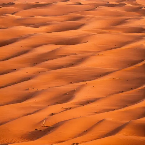 a vast landscape of a huge desert, in the foreground we have large and beautiful sand dunes, the sand is too fine, the colors of...