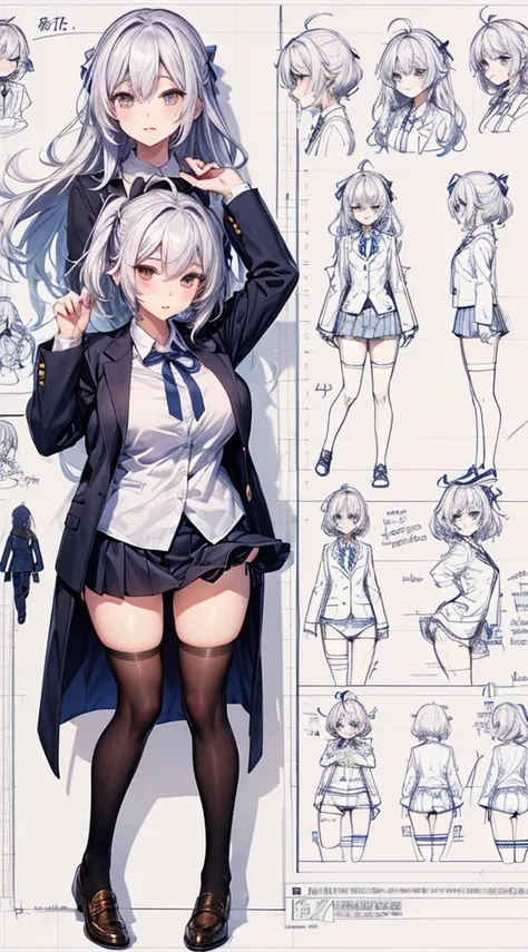 girl, alone, whole body, From head to toe, Are standing, (Huge_chest:1.3),

Character design sheet, Character Reference Sheet, 設計図のSchematic, Drafting, Blueprint, Schematic,
((Character design sheet:1.7, Character Reference Sheet:1.7,)),

anime/cartoon cha...