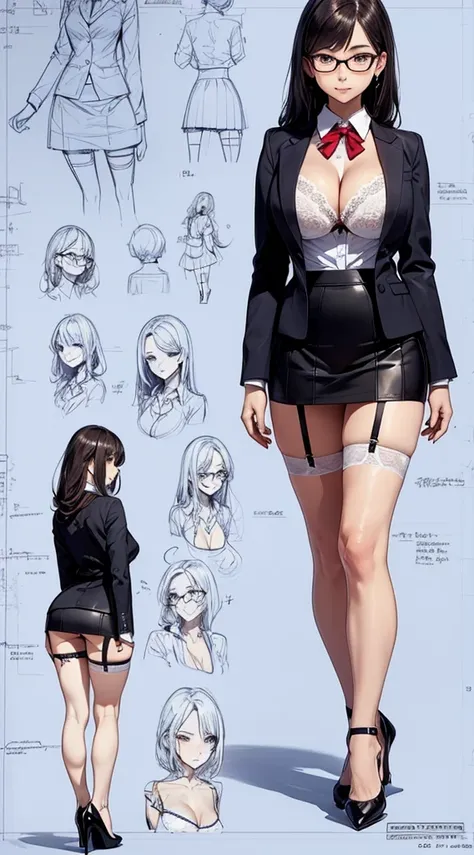 girl, alone, whole body, From head to toe, Are standing, (Huge Saggy Tits:1.3),

Character design sheet, Character Reference Sheet, 設計図のSchematic, Drafting, Blueprint, Schematic,
((Character design sheet:1.7, Character Reference Sheet:1.7,)),

anime/cartoo...