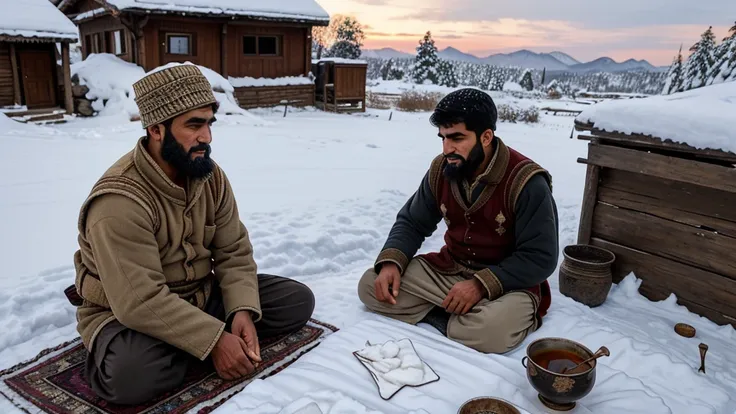 As winter descended upon the village, Ilyas fell ill. The villager treated him, he healed him with medicinal tea and a warm quilt, his kindness became a reputation in their strong community.