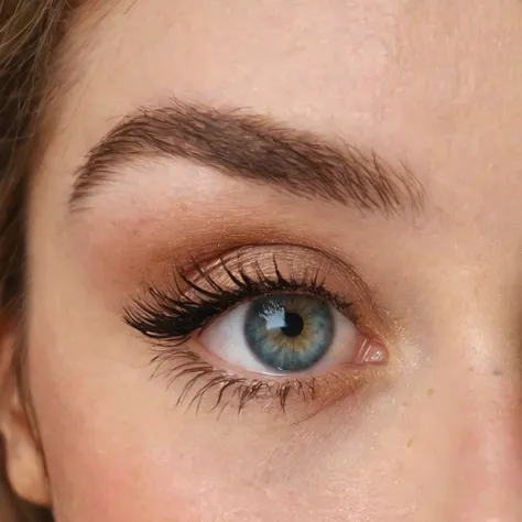 Portrait réaliste d’une Femme de 18 ans mexicaine avec une peau bronzée, yeux bleues avec des formes et cheveux longs assisses sur le canapé 