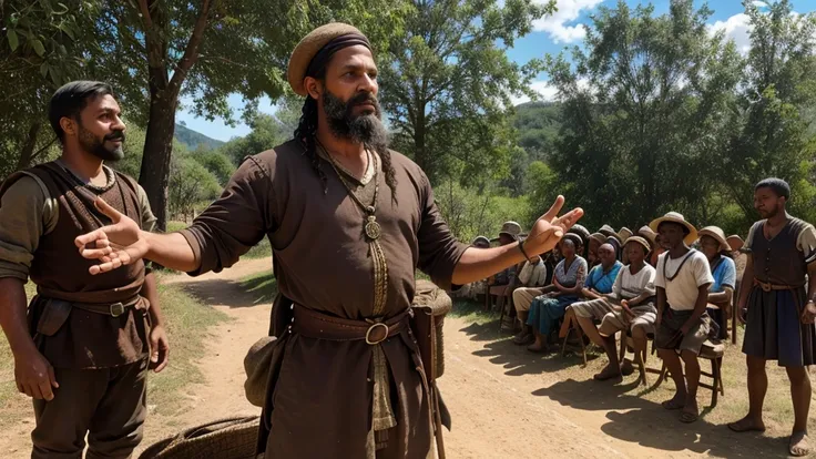 Elias shared stories of far-off lands and daring adventures, captivating the villagers with his courage and kindness.