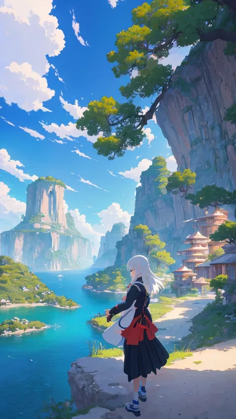 Dive into the captivating world of anime landscapes brought to life by cutting-edge AI technology. Browse our gallery of stunning, computer-generated scenes that blend traditional anime aesthetics with imaginative virtual artistry – perfect for fans and cr...